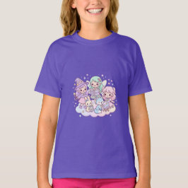 かわいい魔法の友達キッズTシャツ Tシャツ