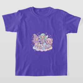 かわいい魔法の友達キッズTシャツ Tシャツ