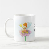 かわいい魔法の妖精の女の子 コーヒーマグカップ (左)