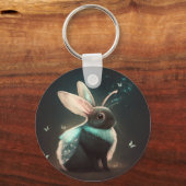 かわいい魔法の妖精バニーウサギ キーホルダー (正面)