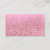 かわいい魔法の妖精ピンクのフローラ本ベビー エンクロージャーカード (裏面)