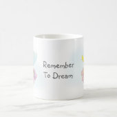 かわいい魔法の小さい妖精の女の子 コーヒーマグカップ (中央)