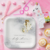 かわいい魔法の星空の水の色フェアリー赤ちゃんシャワー ペーパープレート (パーティー)