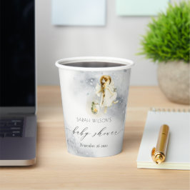 かわいい魔法の星空の水の色フェアリー赤ちゃんシャワー 紙コップ