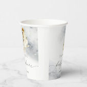 かわいい魔法の星空の水の色フェアリー赤ちゃんシャワー 紙コップ (右)