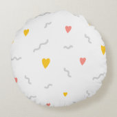 かわいい魔法の眠れるユニコーン ラウンドクッション (裏面)