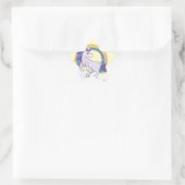 かわいい魔法の虹のユニコーン 星シール (バッグ)