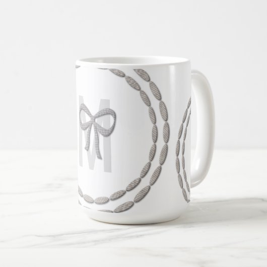 かわいい魔法の銀はベビーシャワーのマグを曲げます コーヒーマグカップ (正面右)