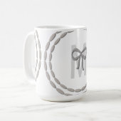 かわいい魔法の銀はベビーシャワーのマグを曲げます コーヒーマグカップ (正面左)