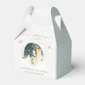 かわいい魔法の魔法の魔法の妖精オンウェイベイビーシャワー フェイバーボックス (正面サイド)