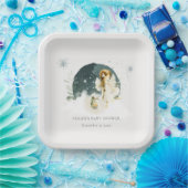 かわいい魔法の魔法の魔法の妖精オンウェイベイビーシャワー ペーパープレート (パーティー)