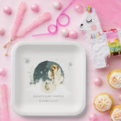 かわいい魔法の魔法の魔法の妖精オンウェイベイビーシャワー ペーパープレート (パーティー)