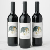 かわいい魔法の魔法の魔法の妖精オンウェイベイビーシャワー ワインラベル (ボトル)