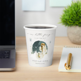 かわいい魔法の魔法の魔法の妖精オンウェイベイビーシャワー 紙コップ