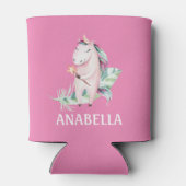 かわいい魔法ガーリーユニコーンPInkキッズ 缶クーラー (裏面)