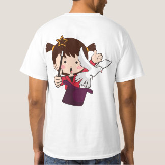 かわいい魔法ガールTシャツ Tシャツ