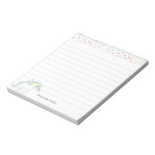 かわいい魔法ユニコーン&数々のカラーパステルスターズライン ノートパッド (回転)