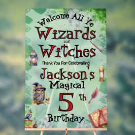 かわいい魔法使いと魔女 アクリルサイン