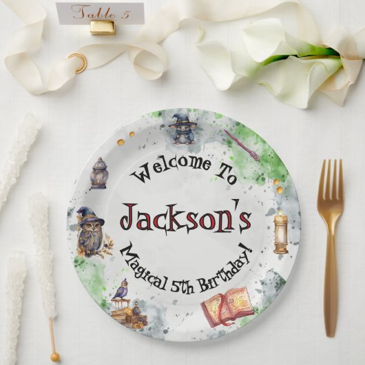 かわいい魔法使いと魔女 ペーパープレート (ウェディング)