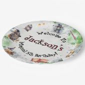 かわいい魔法使いと魔女 ペーパープレート (アングル)