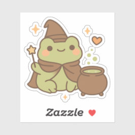 かわいい魔法使いカエルとポーション シール