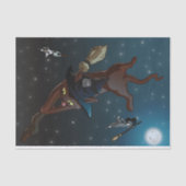 かわいい魔法使い猫はイラストレーションを徒弟にやります 薄葉紙 (正面)