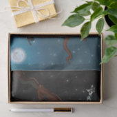 かわいい魔法使い猫はイラストレーションを徒弟にやります 薄葉紙 (ギフト)