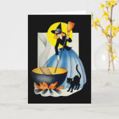 かわいい魔法使い カード (黄色い花)