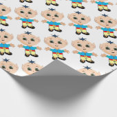 かわいい魔法小妖精や小人 ラッピングペーパー (角)