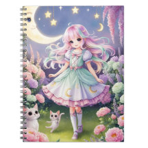 かわいい魔法少女ジャーナル – Spirit Cat Notebook