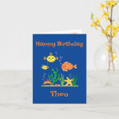 かわいい魚たち|過去記事 カード (黄色い花)