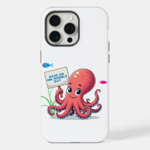 かわいい魚と漫画のタコ iPhone 15 PRO MAXケース