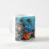 かわいい魚のデザインのコーヒー・マグ コーヒーマグカップ (正面左)