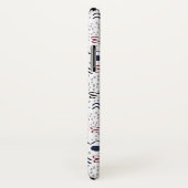 かわいい魚のパターンカスタムモノグラムの電話ケース Case-Mate iPhoneケース (裏面/右)