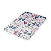 かわいい魚の型バスマット バスマット (アングル)