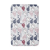 かわいい魚の型バスマット バスマット (正面縦)