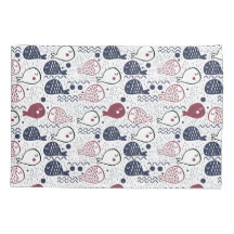 かわいい魚の型枕カバー