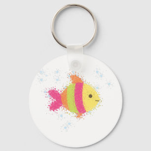 かわいい魚の漫画 キーホルダー