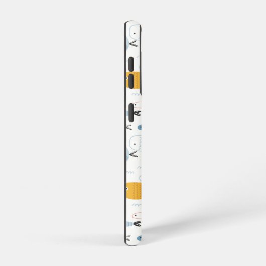 かわいい魚の群れ SAMSUNG GALAXYケース (右側面)