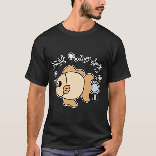かわいい魚を眺めるだけ Tシャツ (正面)