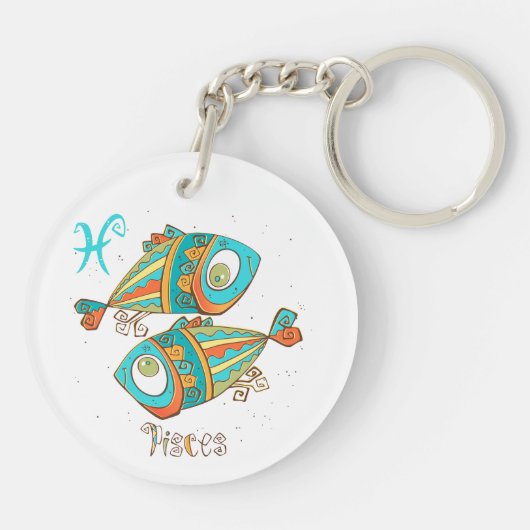 かわいい魚座 キーホルダー (裏面)