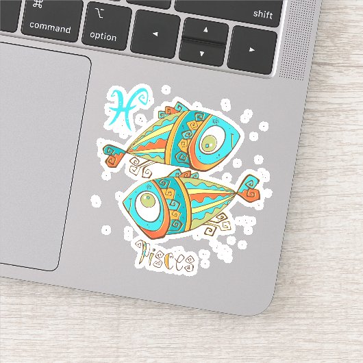 かわいい魚座 シール (詳細)