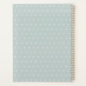 かわいい魚釣りベアースターセイボートキッズモノグラム プランナー手帳 (裏面)