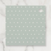 かわいい魚釣りベアースターセイボートany age誕生日 フェイバータグ (裏面)