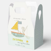 かわいい魚釣りベアースターセイボートany age誕生日 フェイバーボックス (オープン)