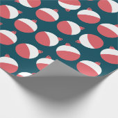 かわいい魚釣りボバーラッピング紙 ラッピングペーパー (角)