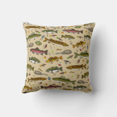 かわいい魚釣り枕 クッション (裏面)