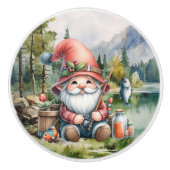 かわいい魚釣り格言クラフトホーム セラミックノブ (正面)