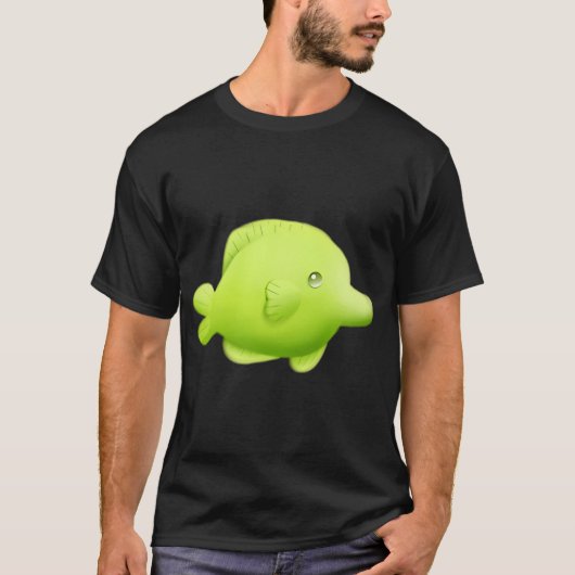 かわいい魚2 Tシャツ (正面)