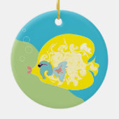 かわいい魚 セラミックオーナメント (裏面)